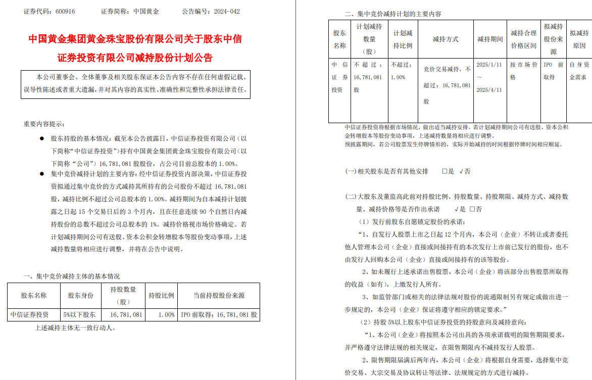 东证融汇掌门李雪飞履新；深圳国资委原则同意国信证券+万和证券；华安基金解约渤海银行直销；中信证券投资减持美心翼申、中国黄金 | 券业行家新闻20241222