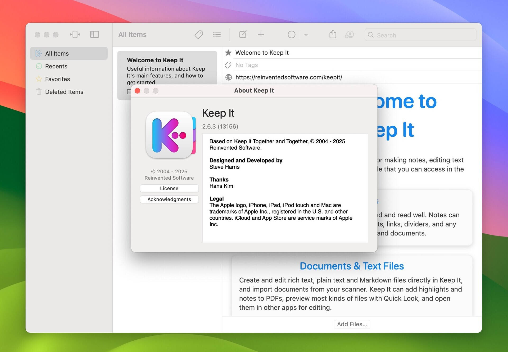 Keep It for Mac v2.6.3 专业笔记工具 激活版